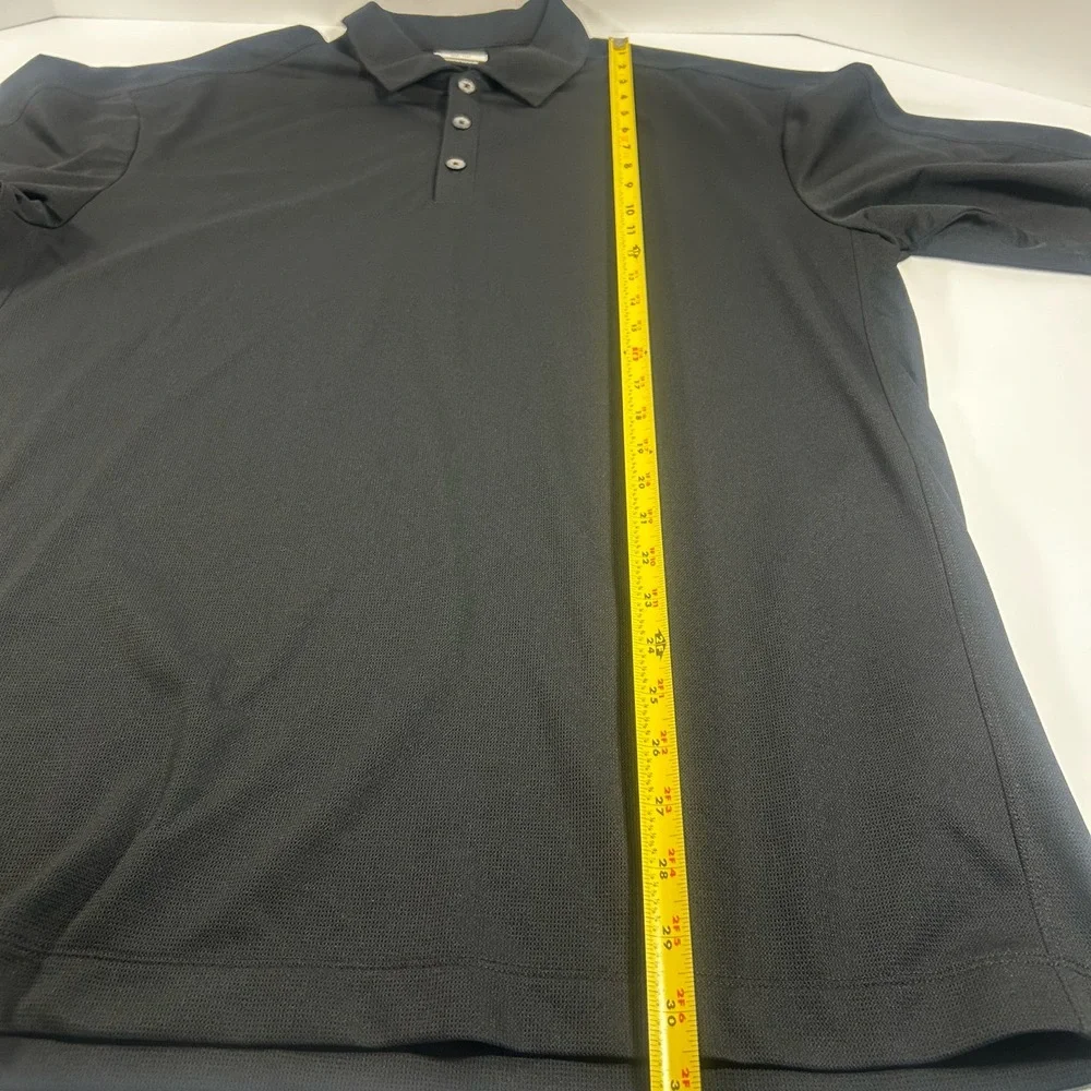 Nike Golf Polo Shirt Mens Size LG Dark Grey Golf Performance Dri-Fit Athletic - Picture 5 of 7